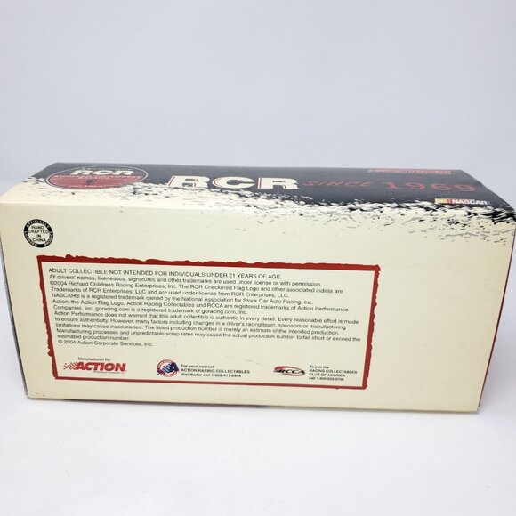 Action RCR 35th Anniversary Program Car 2004 Monte Carlo 1:24 NASCAR Die-Cast - Picture 15 of 16